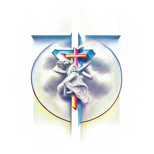 Cross With Word Only God Can Judge Me