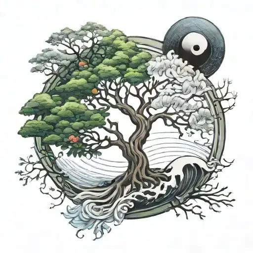 Tree Of Life Yin Yang