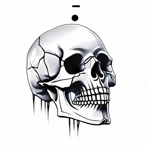 Ss Skull With Blonde Girl