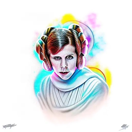Young Princess Leia Portrait
