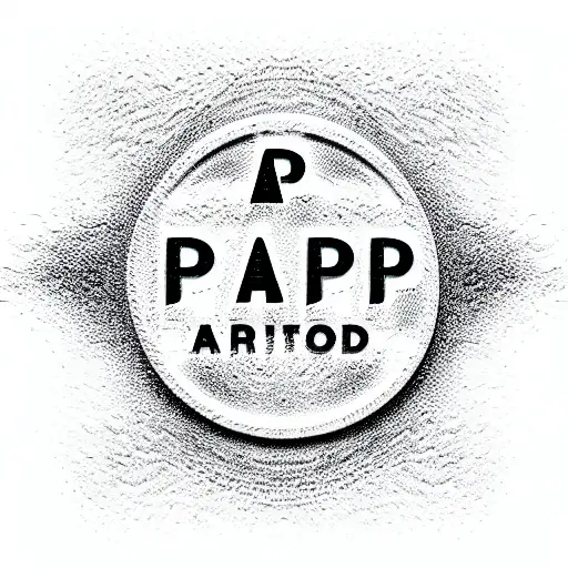 3D Logo Using The Letters Ap