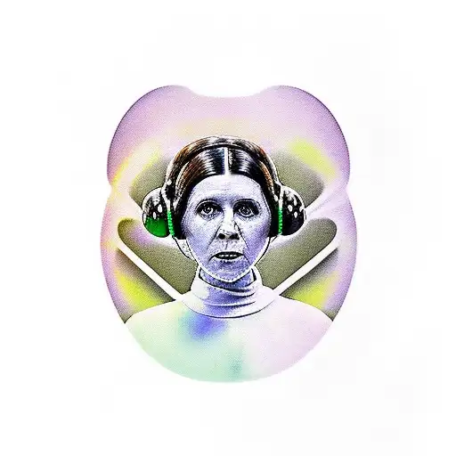 1970 Princess Leia Portrait