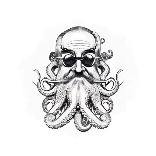 Old Man With An Octopus Beard