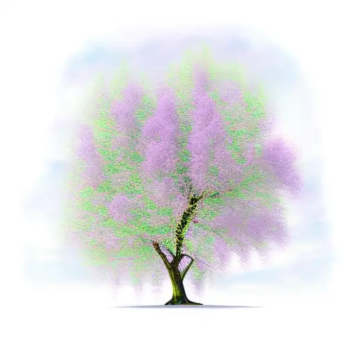 Purple Flowering Willow Tree