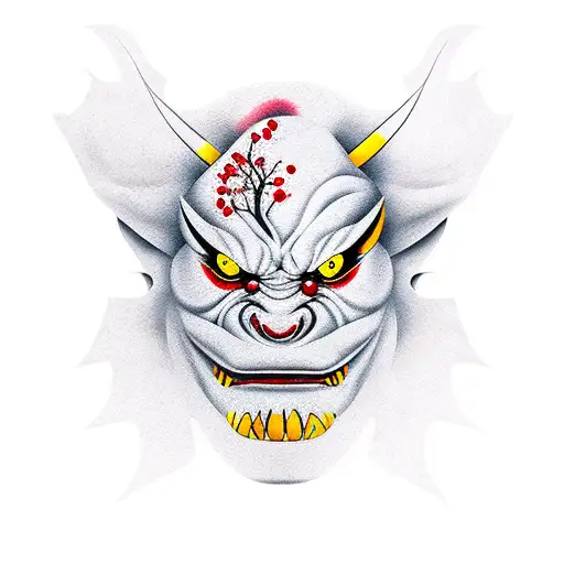Oni Mask Cherry Tree