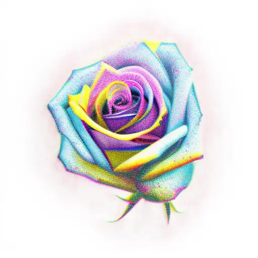 Rainbow Rose Jack & Maggie