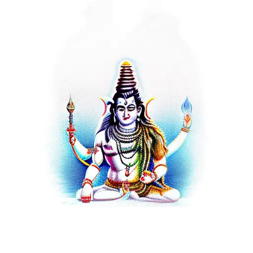 Lord Shiva And Mountain