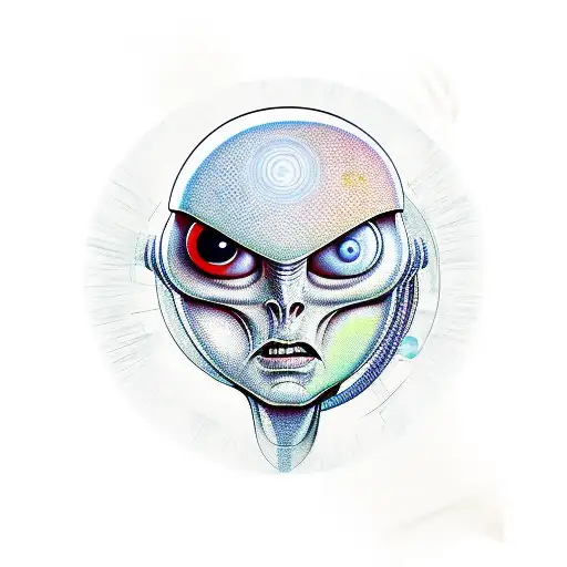 An Alien In A Science Lab