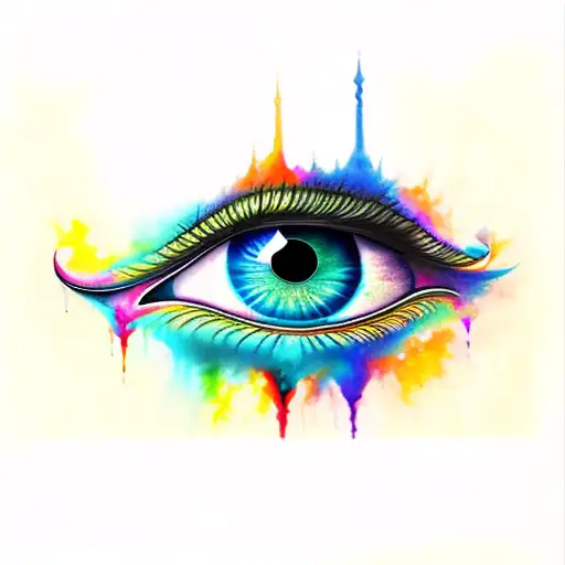 Eye Of Horus Water Color