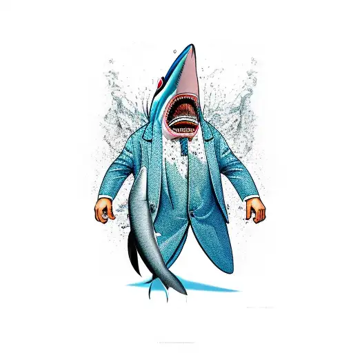 Kingpin Shark In Gangster Suit