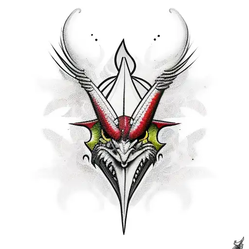 Cardinal Yellowjacket And Dragon