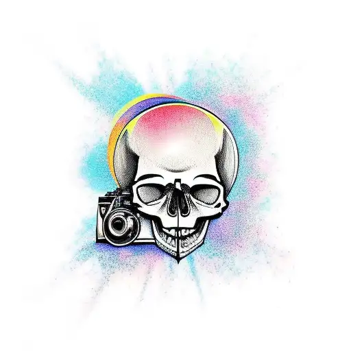 A Skull And A Camera