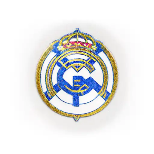 Black Cat And Real Madrid Logo