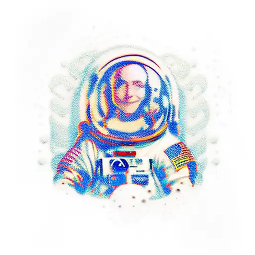 Astronaut With Guitar