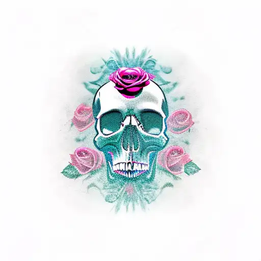 Skull And Roses