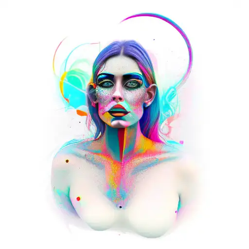 Abstract Woman's Face