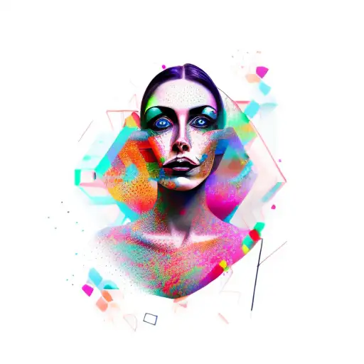 Abstract Woman's Face