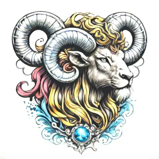 Ram Lion Aquarius