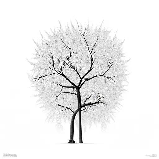 Tree Of Life With Buds Of Weed