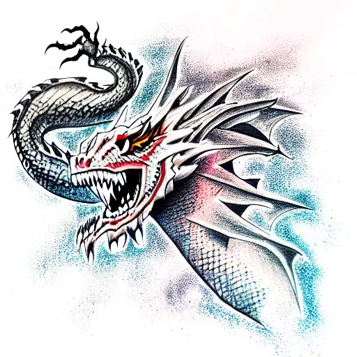 Half Body Dragon