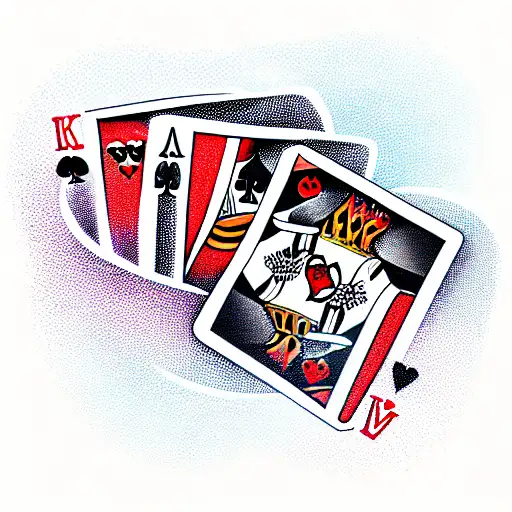 King Of Hearts Playing Card