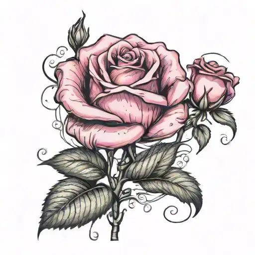 Pink Rose Emo