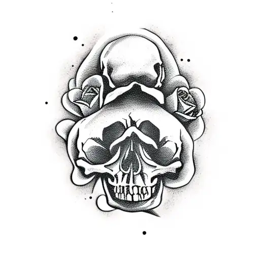 Skull And Roses
