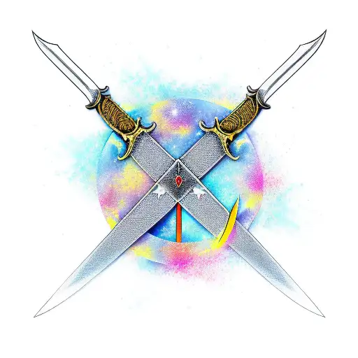 Sword With Stars And Taurus