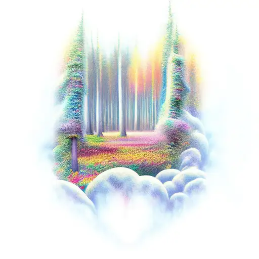 Forest With Star Heaven