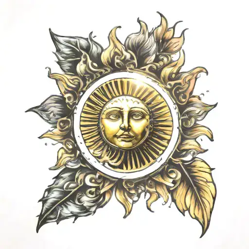 Sun Shining Without Face Made