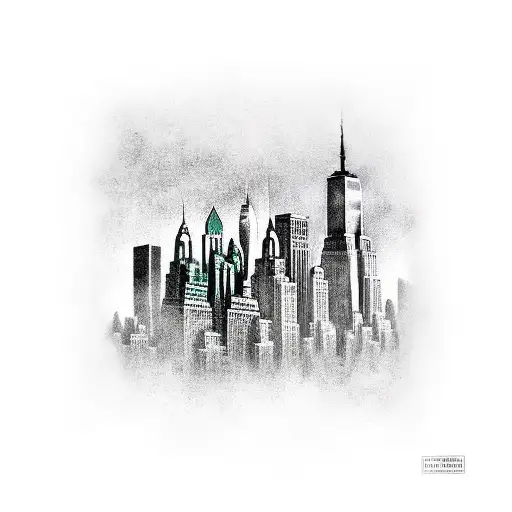 New York City Under The Rain