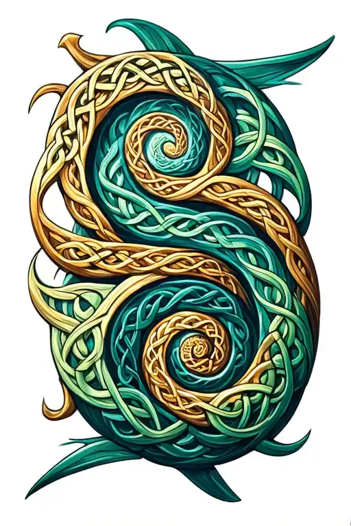 Celtic Triple Spiral