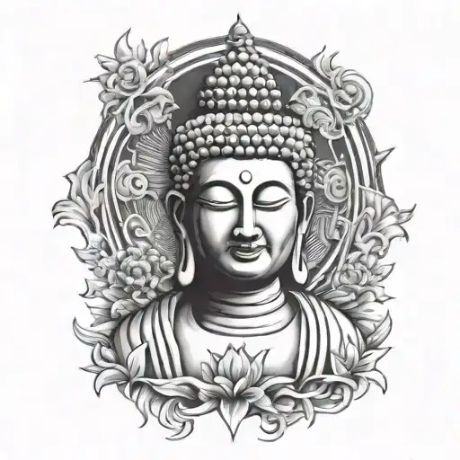 Black Buddha And Jesus Christ