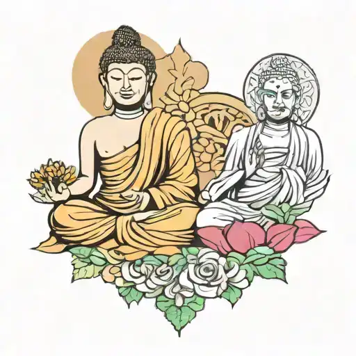 Buddha And Jesus Christ