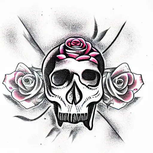Skull And Roses