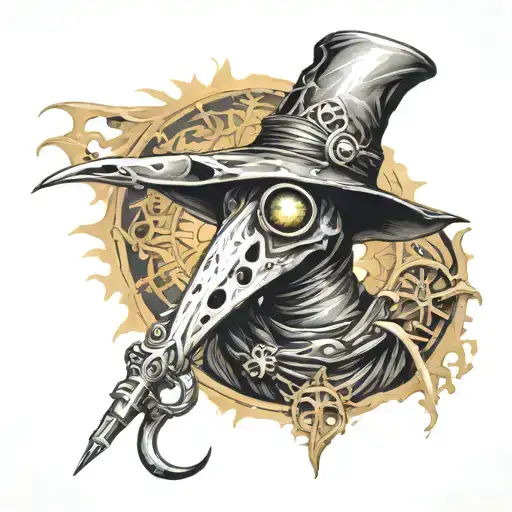 Plague Doctors Symbol Artistic