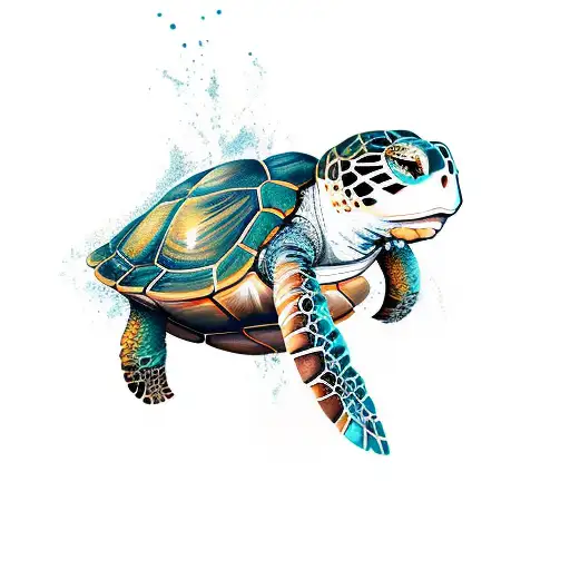 Vigitant Turtle And Lions Courage