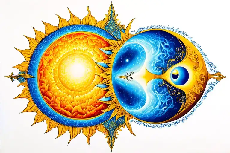 Astral Theme Sun In Pisces And Moon In Aries And Ascendant Gemini