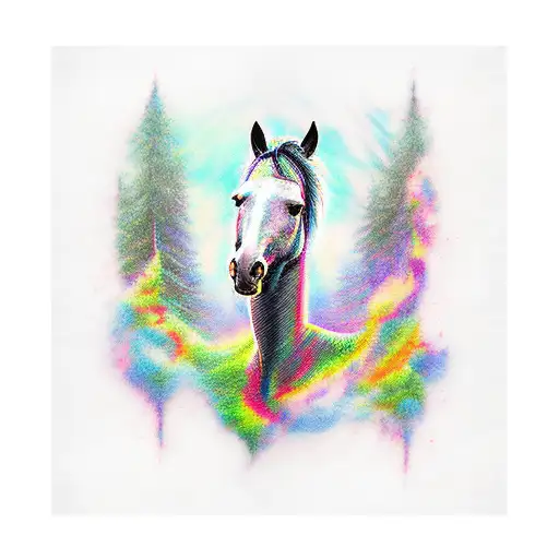 Horse Forest Cloak Mystery