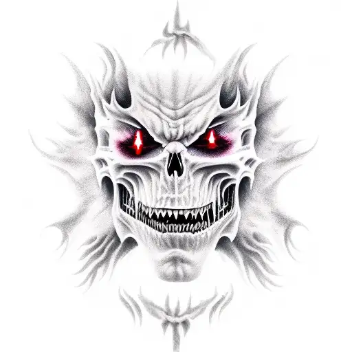 Full Height Nightmarish Shadow Demon