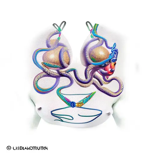 Sexy Medusa With Louis Vuitton Bikini Bra