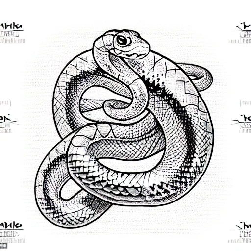 A Snake In The Form Of An Amphetamine Molecule