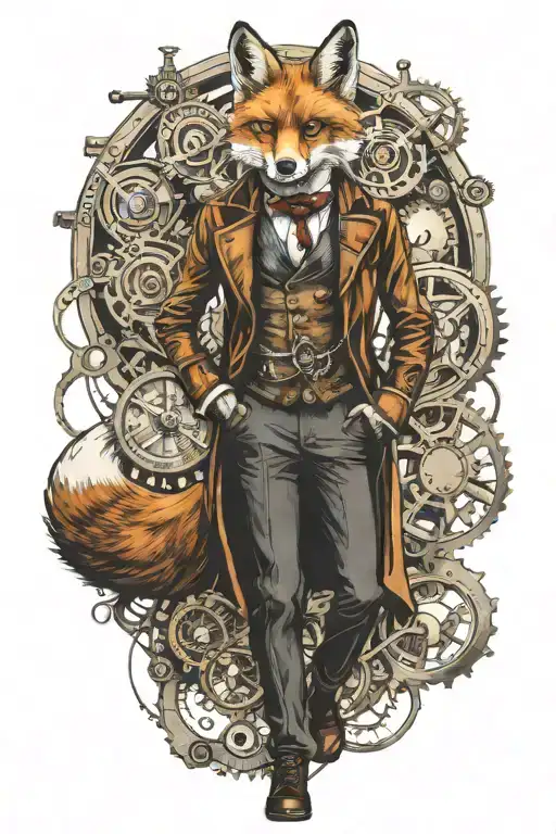 Steampunk Fox Full Body