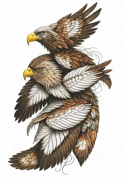 Sea Eagle Feathers Hanging