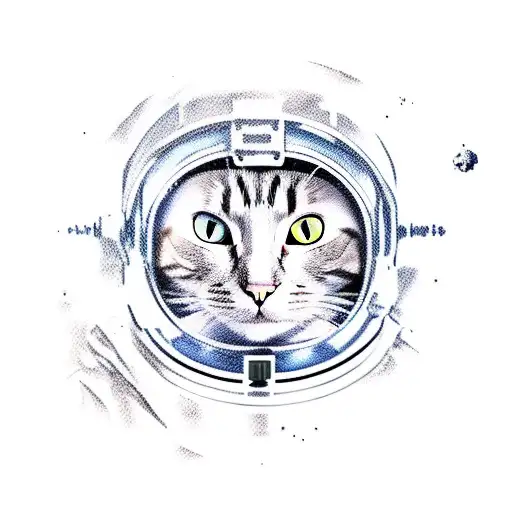 Cat As Astronaut