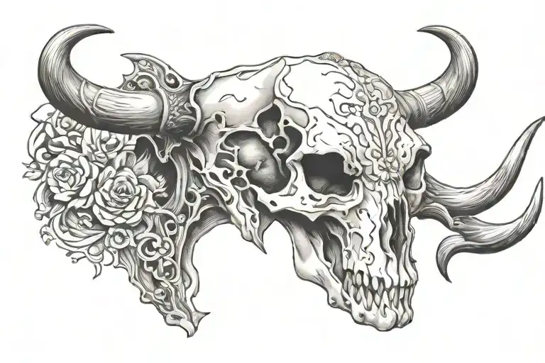 Western Cow Skull