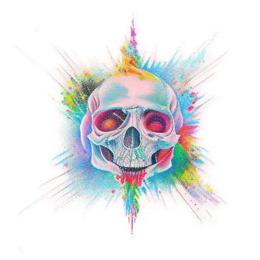 Colorful Full Leg Christian