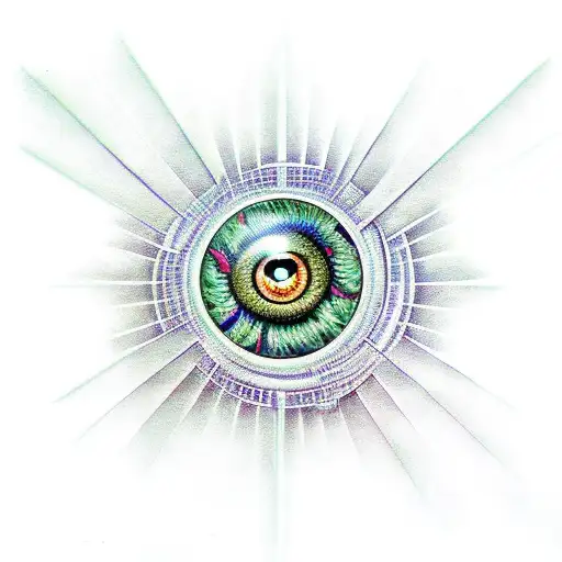 Spiritual Geometry Snake Eye