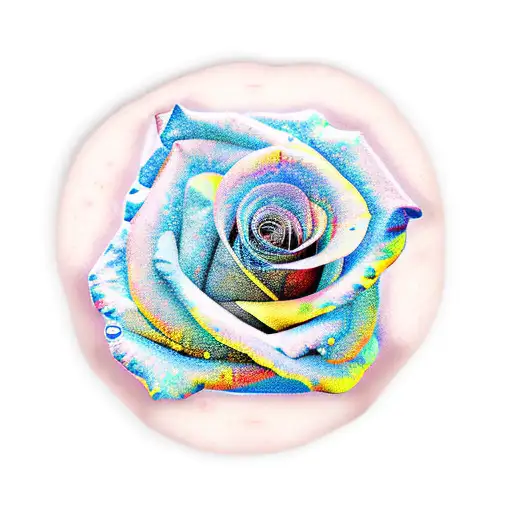 Beach And Rose Petals