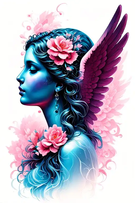 Angel Blue Pink